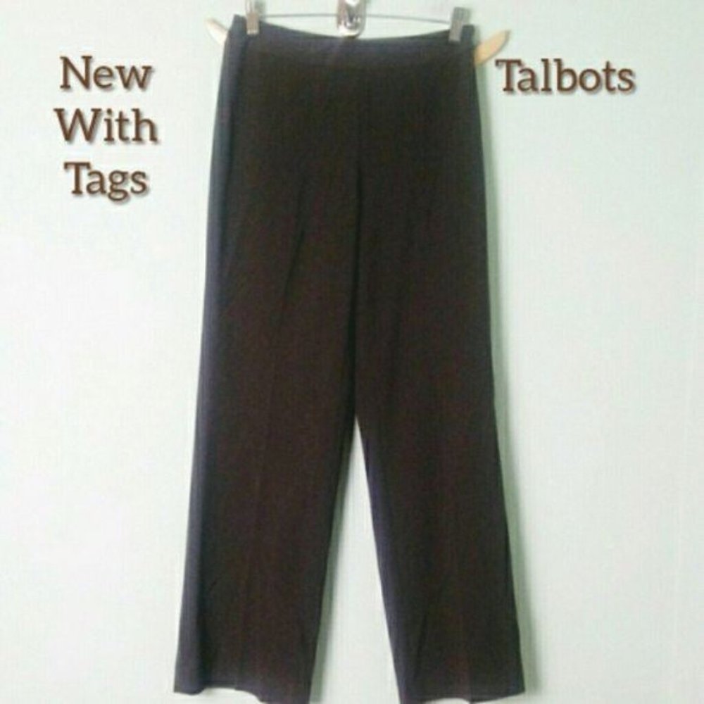 New Talbots size 2 petite brown pants